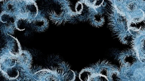 Frost Pattern Growing Frame Stock-Footage 69949265