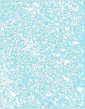 Frost pattern Illustrazione stock