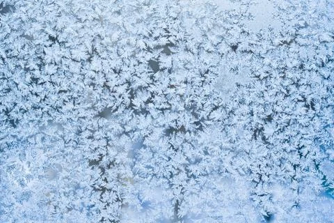 Frost pattern Stock Photos