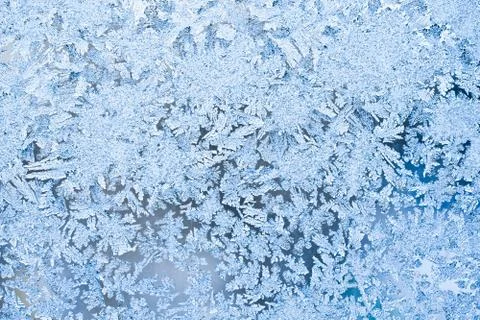 Frost pattern Stock Photos