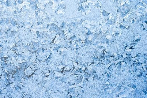 Frost pattern Stock Photos