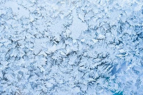 Frost pattern Stock Photos