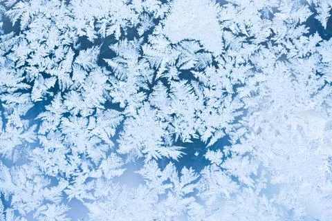 Frost pattern Stock Photos