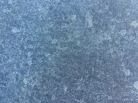 Frost pattern on the surface is a beautiful abstract background Stock Photos