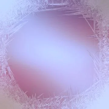 Frost pattern window Stock Illustration