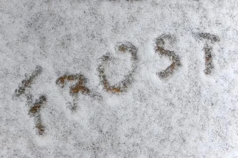 Frost Foto stock