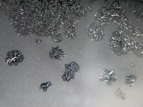 Frost window background Stock Photos