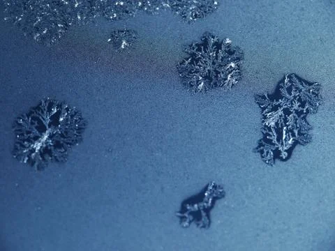 Frost window background Stock Photos