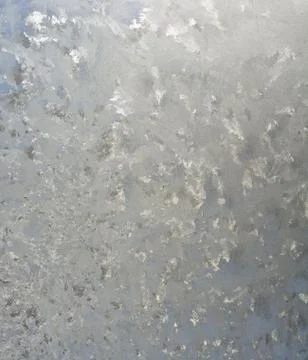 Frost on a window Stock Photos