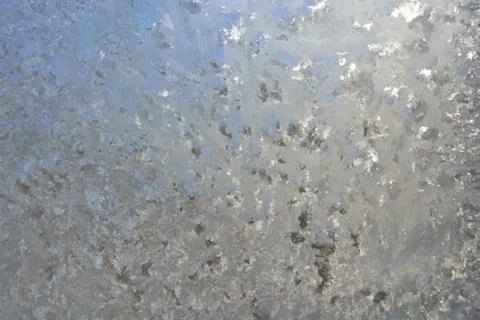 Frost on a window Stock Photos