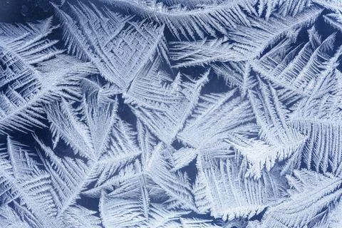 Frost on the Window Stock Photos