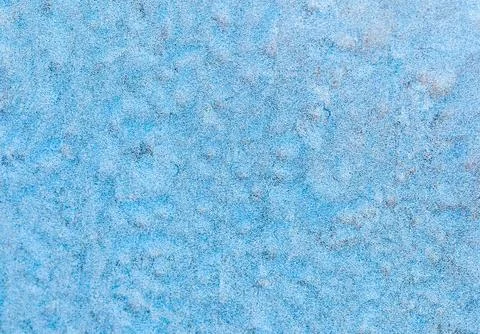 Frost on a window in winter Stock Photos