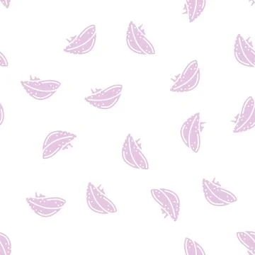 Frost winter glyph seamless pattern Stock Illustration