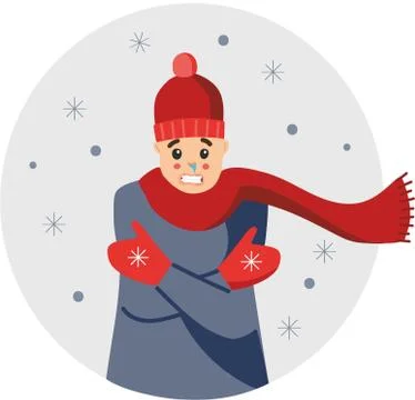 Frostbite Stock Illustration