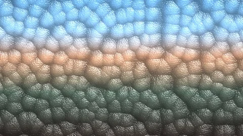 Frosted abstract bubble texture with blue and green gradient. 4K 스톡 동영상 343244293