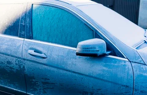 Frosted Car Stock Photos