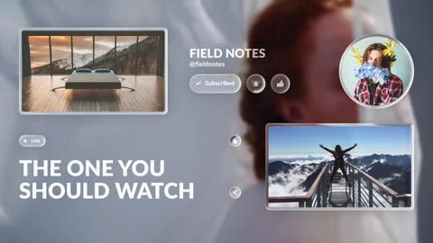 Frosted Field Notes Overlay Stock After Effects
