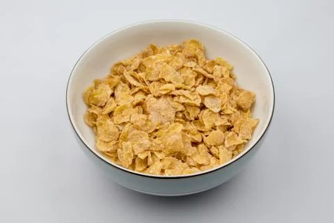 Frosted flakes in a bown Stock Photos
