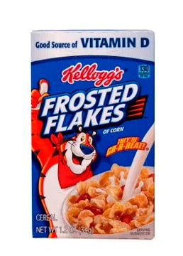 Frosted flakes 库存照片