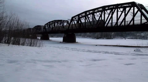 Frosted Freight Stock Footage 1086570