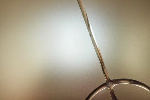 Frosted glass with decorative pattern, back light Stock Photos