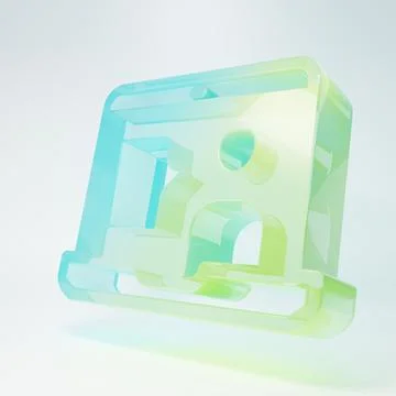 Frosted glass E-learning of different foreign languages icon isolated on wh.. Stock Illustration