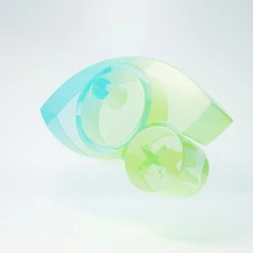 Frosted glass Invisible or hide icon isolated on white background. Minimali.. Stock Illustration