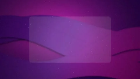 A frosted glass rectangle overlays flowing ribbon shapes in a seamless loop Stock Footage 341274635