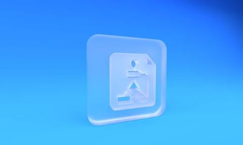 Frosted glass Tile flowchart for program design or process management plan .. イラスト素材