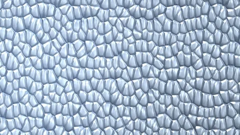 Frosted ice blue textured background with organic bubble pattern. 4K Video stock 343244419