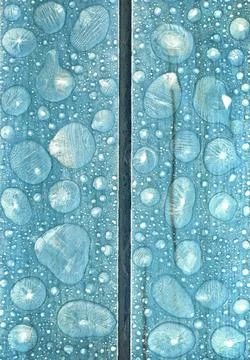 Frosted textured surface, abstract texture, background. Fotos de archivo