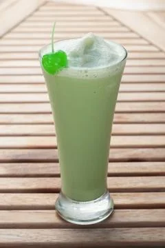Frosted Vanilla Green Tea Foto stock