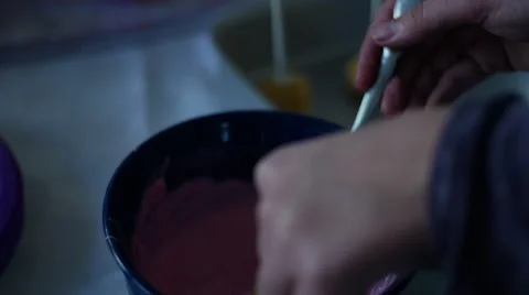 Frosting Candy Stock Footage 56601524