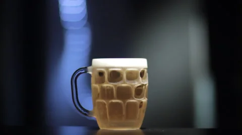 Frosty Beer with Grab - Slow Motion Stock Footage 36767562