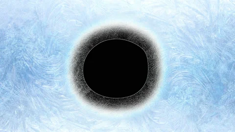 Frosty Border Background Stock Footage 100644775