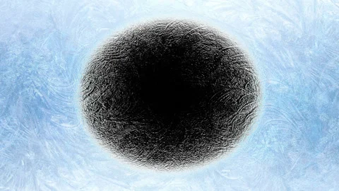 Frosty Border Background Stock Footage 100644799
