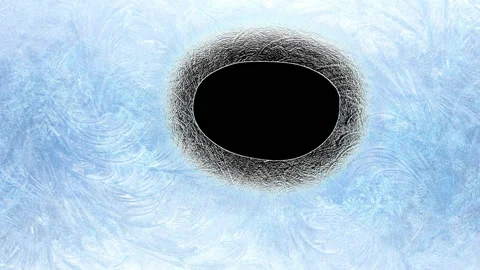 Frosty Border Background | Stock Video | Pond5