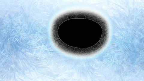 Frosty Border Background Stock Footage 100644853