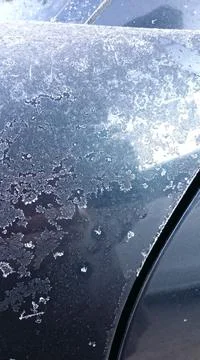 Frosty Car Stock Photos