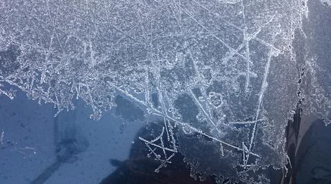 Frosty Car Stock Photos