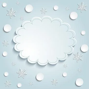 Frosty card Stock Illustration