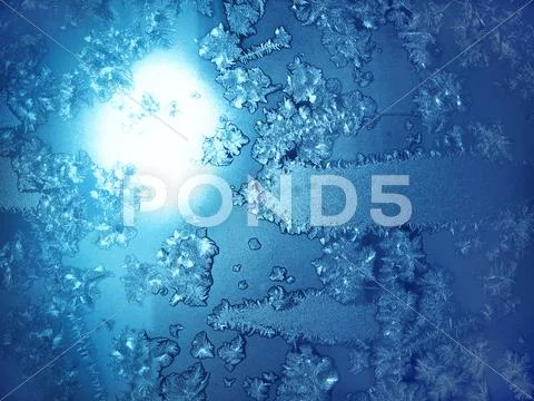 Frosty natural pattern Stock Illustration