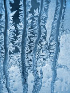 Frosty natural pattern Stock Photos
