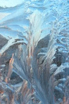 Frosty pattern background 写真素材