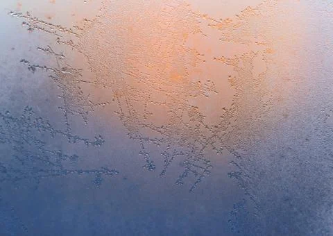 Frosty pattern Stock Photos