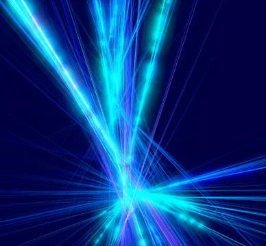 Frosty pattern shines from the center in the form of rays abstract fractal Stock Illustration