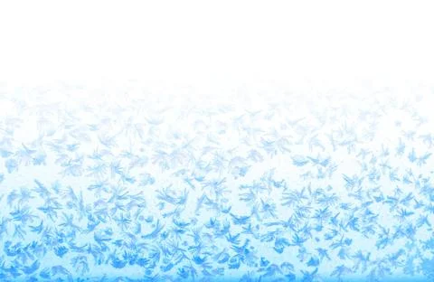 Frosty pattern on window Stock Illustration