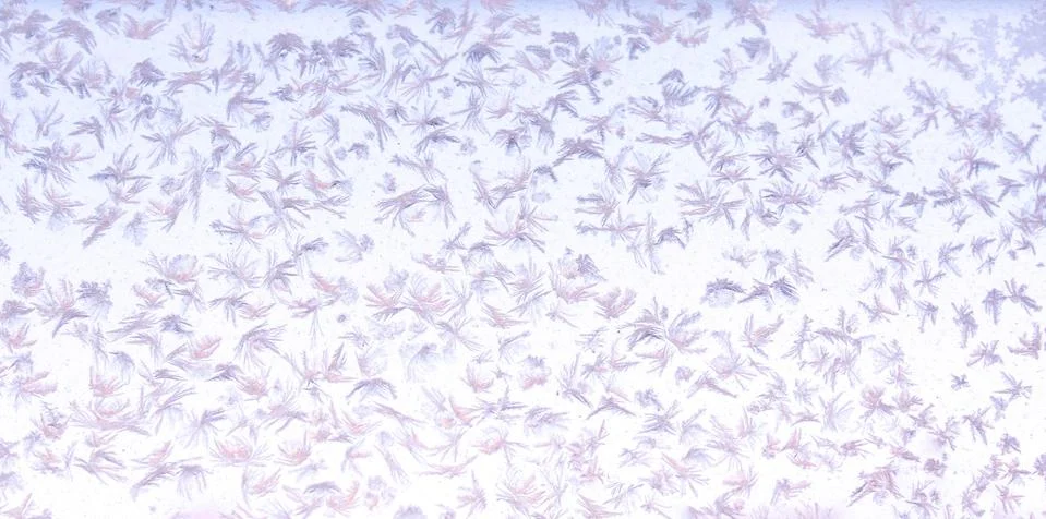 Frosty pattern on window Stock Illustration