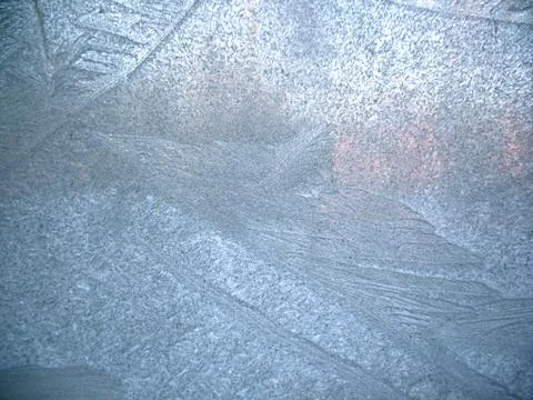 Frosty pattern on winter window Stock Photos