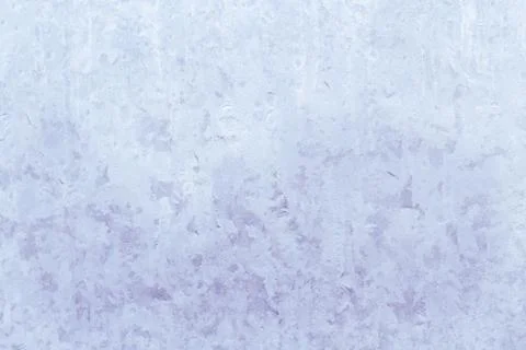 Frosty patterns on a frozen ice box in the early morning Stock Photos